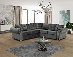 Ashley Sectional Sofa Gray by Skyler Designs