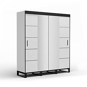 Loft White 79" Wardrobe by Skyler Designs