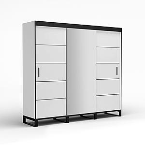 Loft White 99" Wardrobe by Skyler Designs