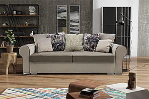 Luiza Beige Sofa by Skyler Designs