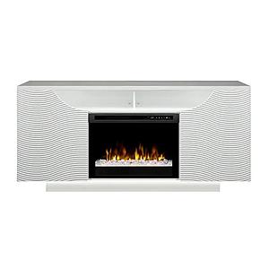 Ethan 66" Fireplace w/Dual LED - White by Smart Furniture