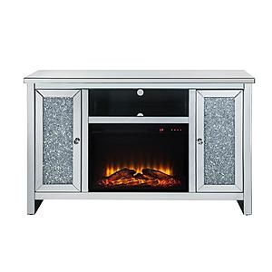 Mirrored Fireplace Console by Smart Furniture