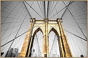 SF1220 Floating Tempered Glass with Foil (40x60) by Classy Art