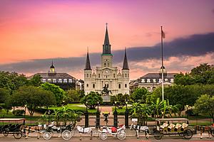 SF1704 Temp Glass w/Foil - Jackson Square (60x40) by Classy Art