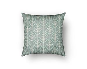 At The Gate Blue Decorative Throw Pillow by SIS Covers