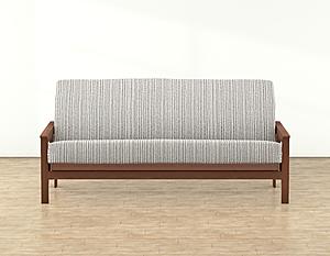 Bungalow Stripe Slate Futon Cover by SIS Covers