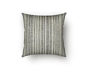 Bungalow Stripe Slate Decorative Throw Pillow by SIS Covers