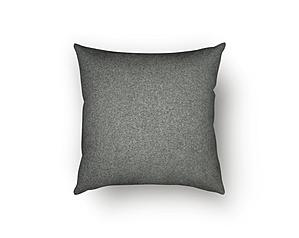 Burly Graphite Decorative Throw Pillow by SIS Covers