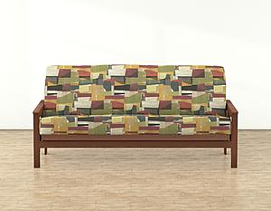 Color Block Berry Futon Cover by SIS Covers