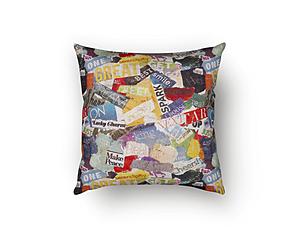 Clippings Decorative Throw Pillow by SIS Covers
