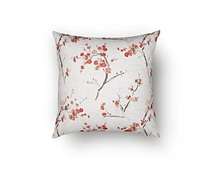 Coral Blossom Decorative Throw Pillow by SIS Covers