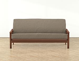 Downy Taupe Futon Cover by SIS Covers