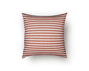 Everlast Stripe Apricot Decorative Throw Pillow by SIS Covers