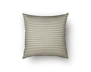Everlast Stripe Greige Decorative Throw Pillow by SIS Covers
