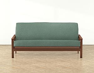 Fluctuate Arctic Futon Cover by SIS Covers