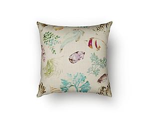 Galapagos Coral Decorative Throw Pillow by SIS Covers