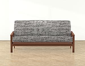 High Society Silver Futon Cover by SIS Covers