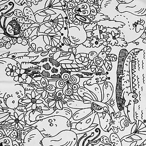 Jungle Jamboree Futon Cover by SIS Covers