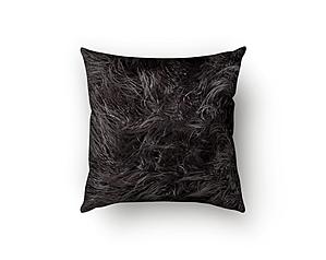 Llama Charcoal Decorative Throw Pillow by SIS Covers