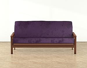 Padma Aubergine Futon Cover by SIS Covers