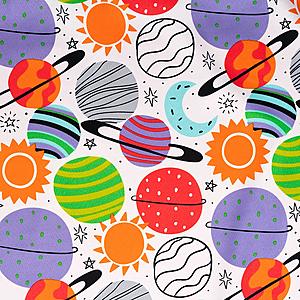 Plenty Of Planets Futon Cover by SIS Covers