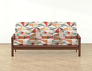 Refraction Fire Futon Cover by SIS Covers