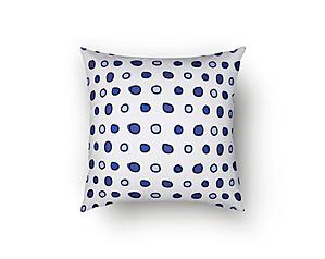 Rhapsody In Blue Decorative Throw Pillow by SIS Covers