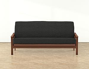 Redeem Stripe Ebony Futon Cover by SIS Covers