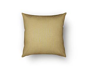 Redeem Stripe Marigold Decorative Throw Pillow by SIS Covers