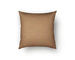 Redeem Stripe Terracotta Decorative Throw Pillow by SIS Covers