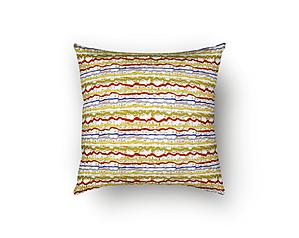 Scribble Stripe Decorative Throw Pillow by SIS Covers