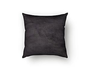 Soft Fleece Charcoal Decorative Throw Pillow by SIS Covers