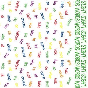 Sight Words Futon Cover by SIS Covers