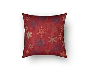 Snowflake Decorative Throw Pillow by SIS Covers