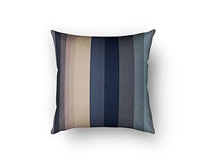 Shore Stripe Dune Decorative Throw Pillow by SIS Covers