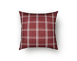 Tartan Brick Decorative Throw Pillow by SIS Covers