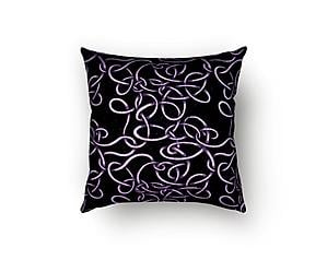 Twisty Vine Amethyst Decorative Throw Pillow by SIS Covers