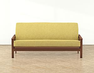 Window Box Citron Futon Cover by SIS Covers