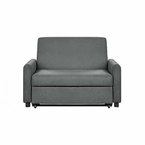 Sealy Sammy Twin Pop-Up Convertible Chair-Sleeper in Romulus Charcoal