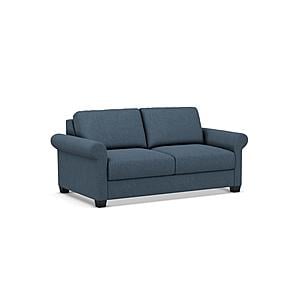Cozy Sofa Bed Sleeper Santorini Slate Fabric by Slofa