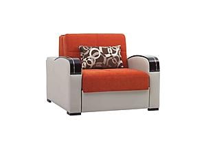 Sleep Plus Orange Convertible Chair Bed by Casamode
