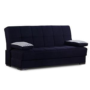 Soho Black Fabric Sofa Bed by Casamode