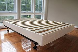 5 Inch Natural Wood Platform Bed Insert by Savvy Rest