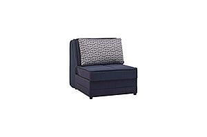 Studio Navy Blue Chenille Fabric Armchair by Casamode