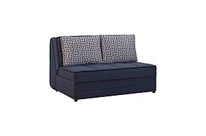Studio Navy Blue Chenille Fabric Loveseat by Casamode