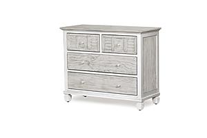 Islamorada 4 Drawer Chest / Single Chest - Dapple Grey by Lineage Collections