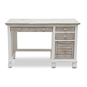 Islamorada Desk & Chair Set - Dapple Grey by Lineage Collections