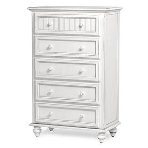 Monaco 5 Drawer Chest - Blanc by Lineage Collections