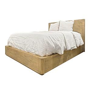 Heartford Platform King Bed - Weathered Natural by Lineage Collections