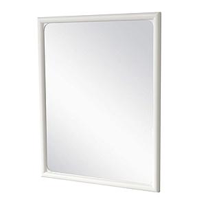 Genevie Reed Mirror - Pristine White by Lineage Collections